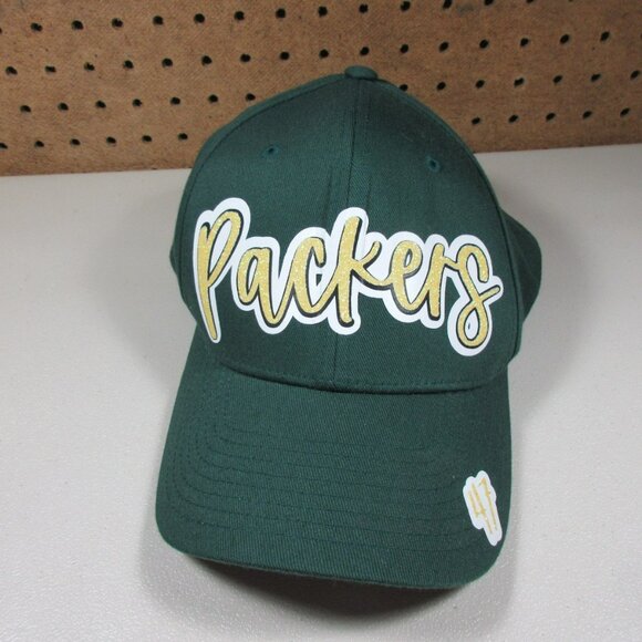 Yupoong womens Green Bay Packers Stephany stretch fit NFL hat XL - Picture 2 of 4